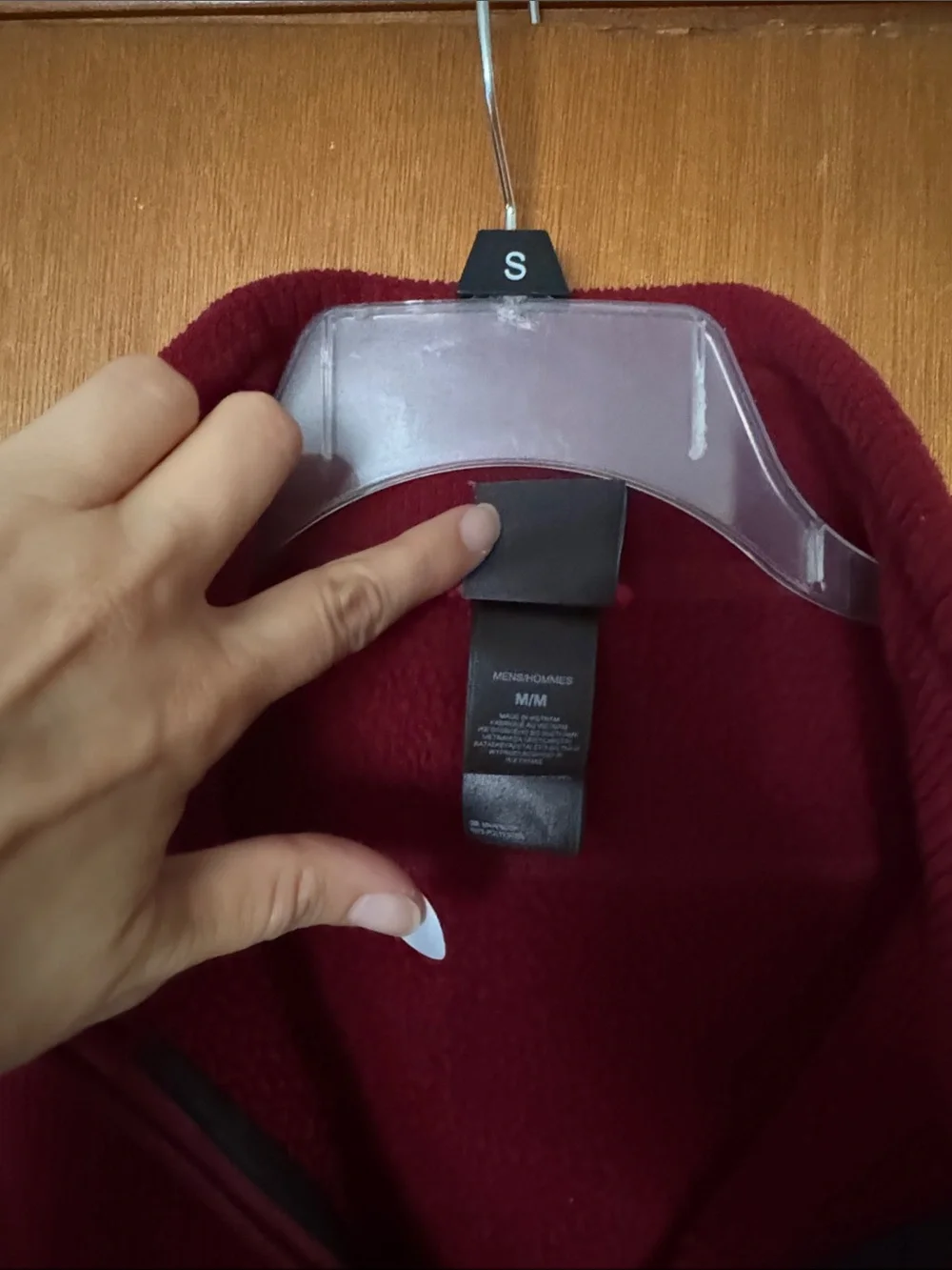 The North Face Deep Burgundy Half-Zip Fleece